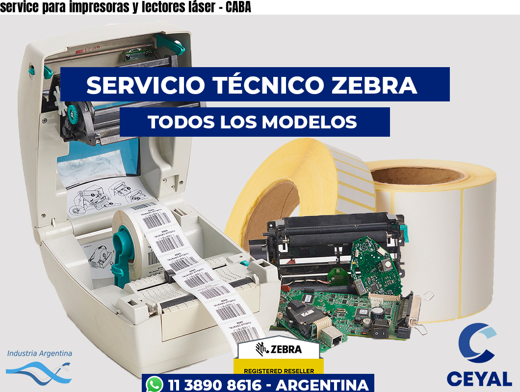service para impresoras y lectores láser – CABA