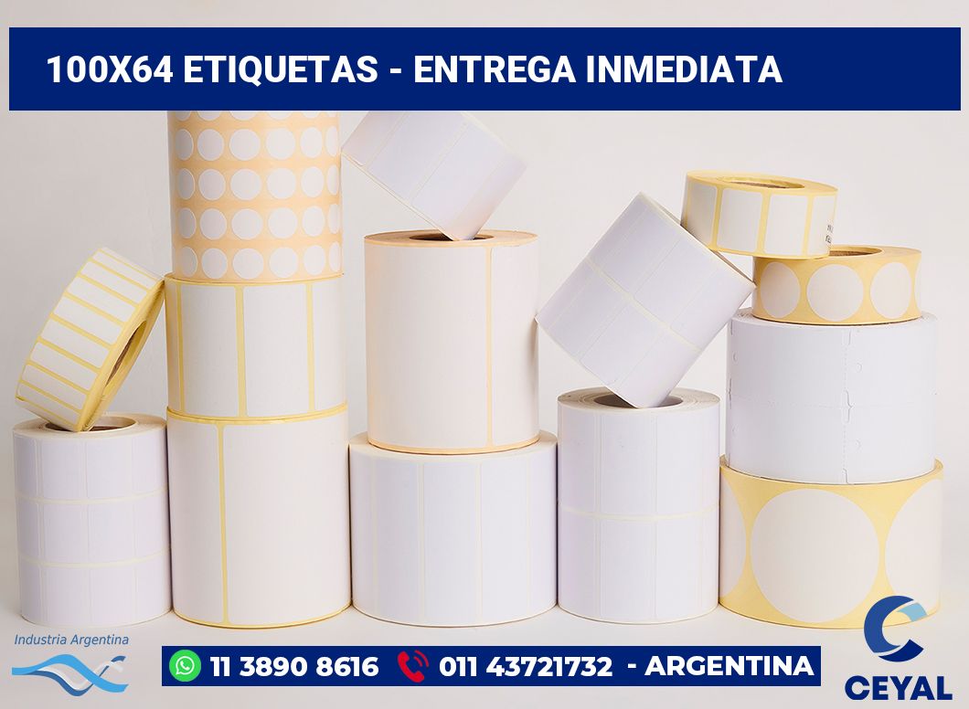 100x64 Etiquetas