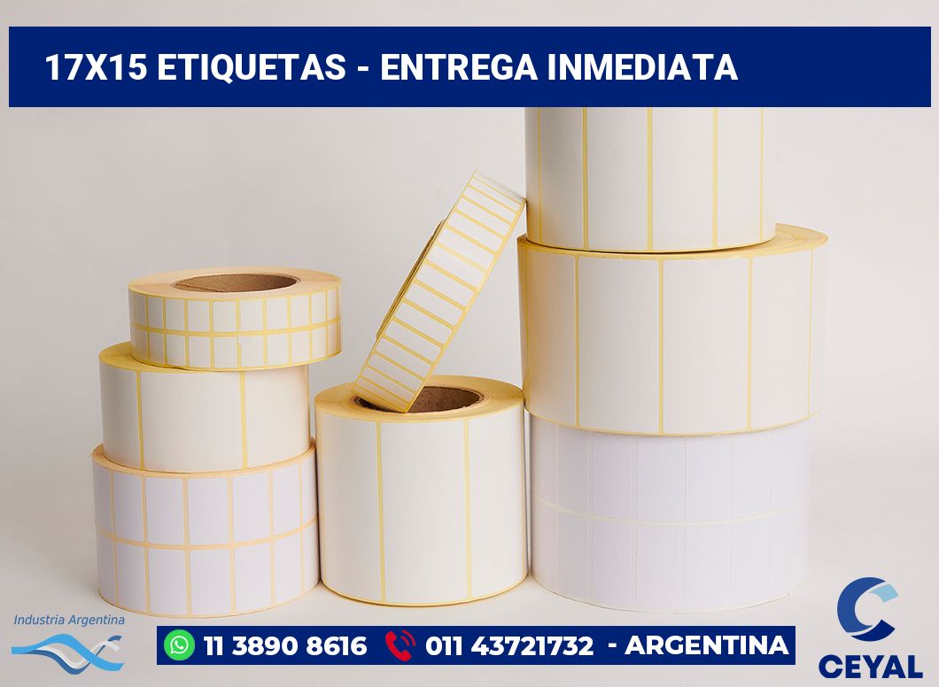 17x15 Etiquetas