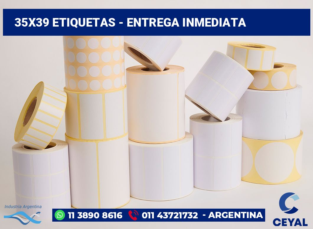 35x39 Etiquetas