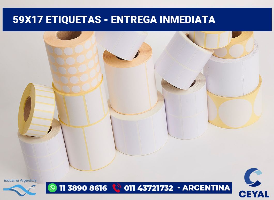 59×17 Etiquetas