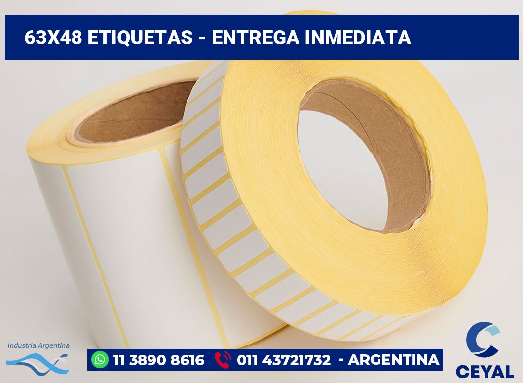 63x48 Etiquetas