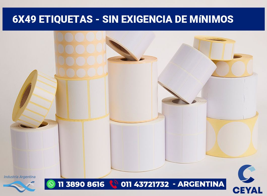 6x49 Etiquetas