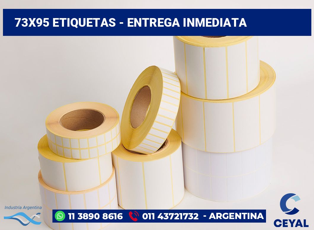 73x95 Etiquetas