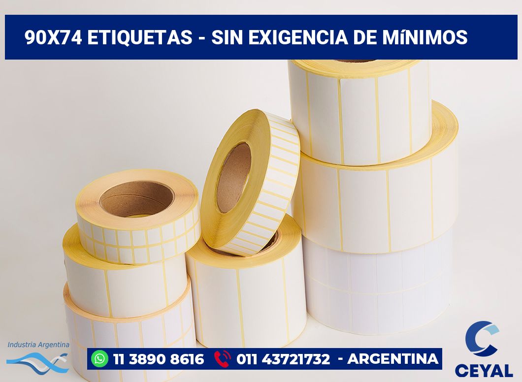 90x74 Etiquetas