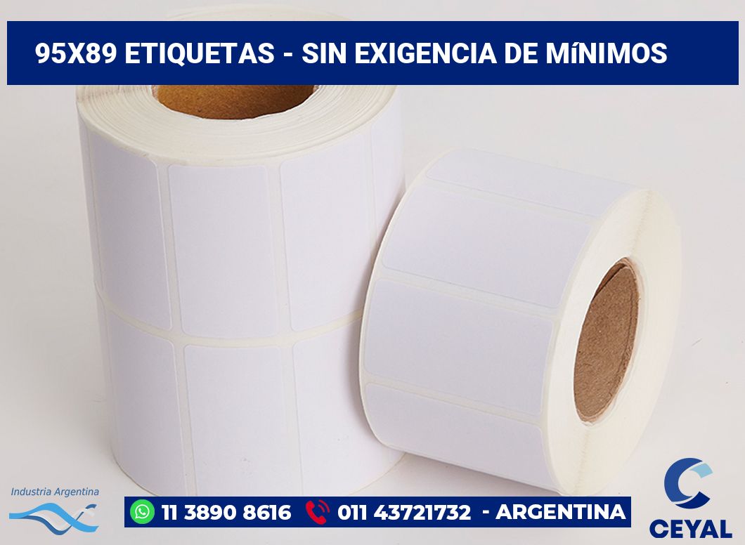 95×89 Etiquetas
