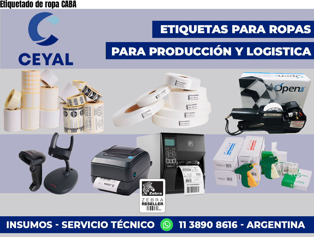 Etiquetado de ropa CABA