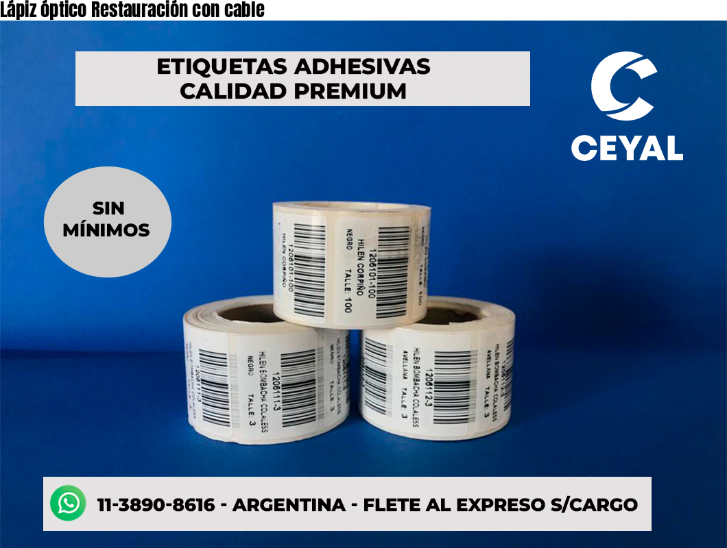 Lápiz óptico Restauración con cable