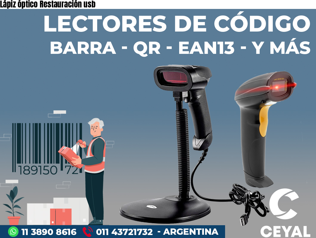 Lápiz óptico Restauración usb