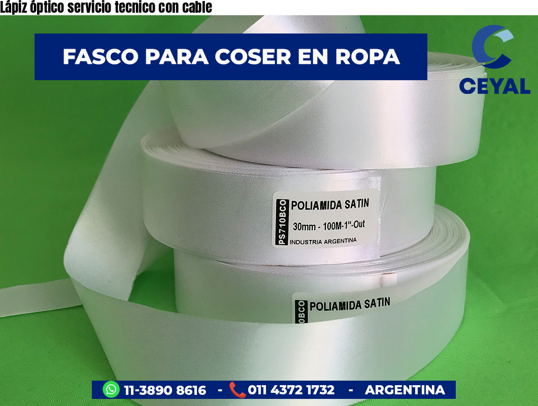 Lápiz óptico servicio tecnico con cable