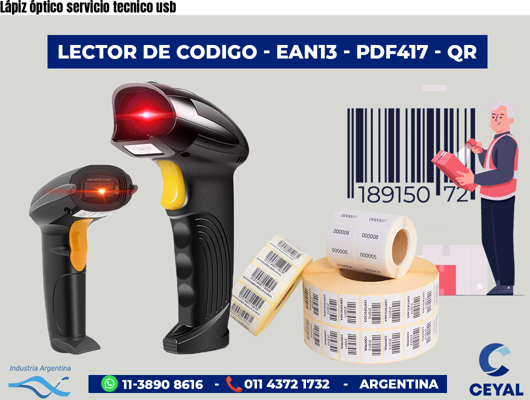 Lápiz óptico servicio tecnico usb