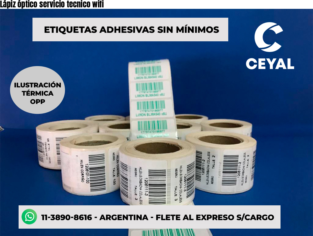 Lápiz óptico servicio tecnico wifi