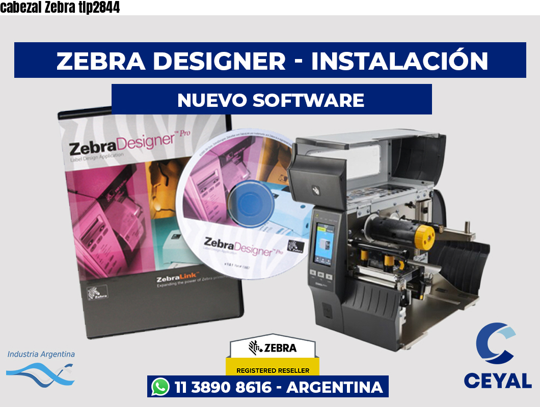 cabezal Zebra tlp2844
