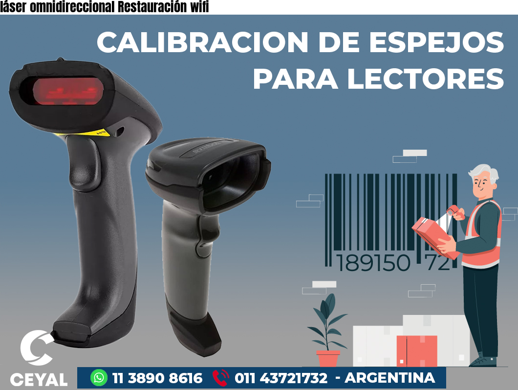 láser omnidireccional Restauración wifi