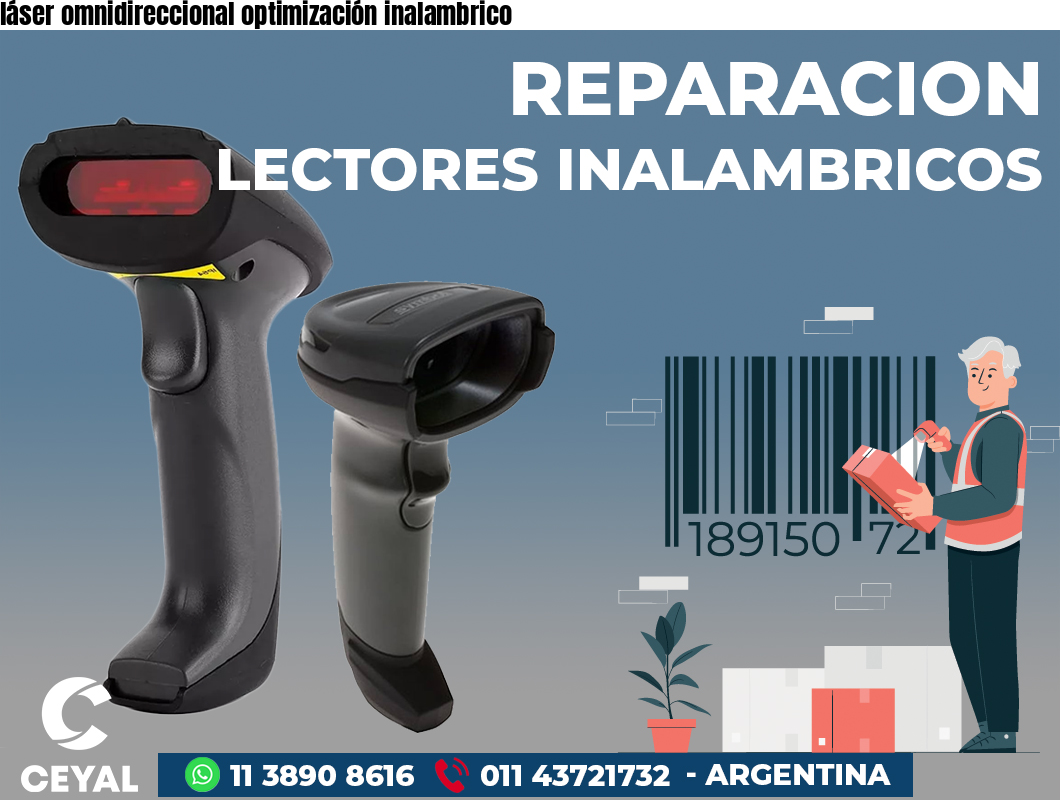 láser omnidireccional optimización inalambrico