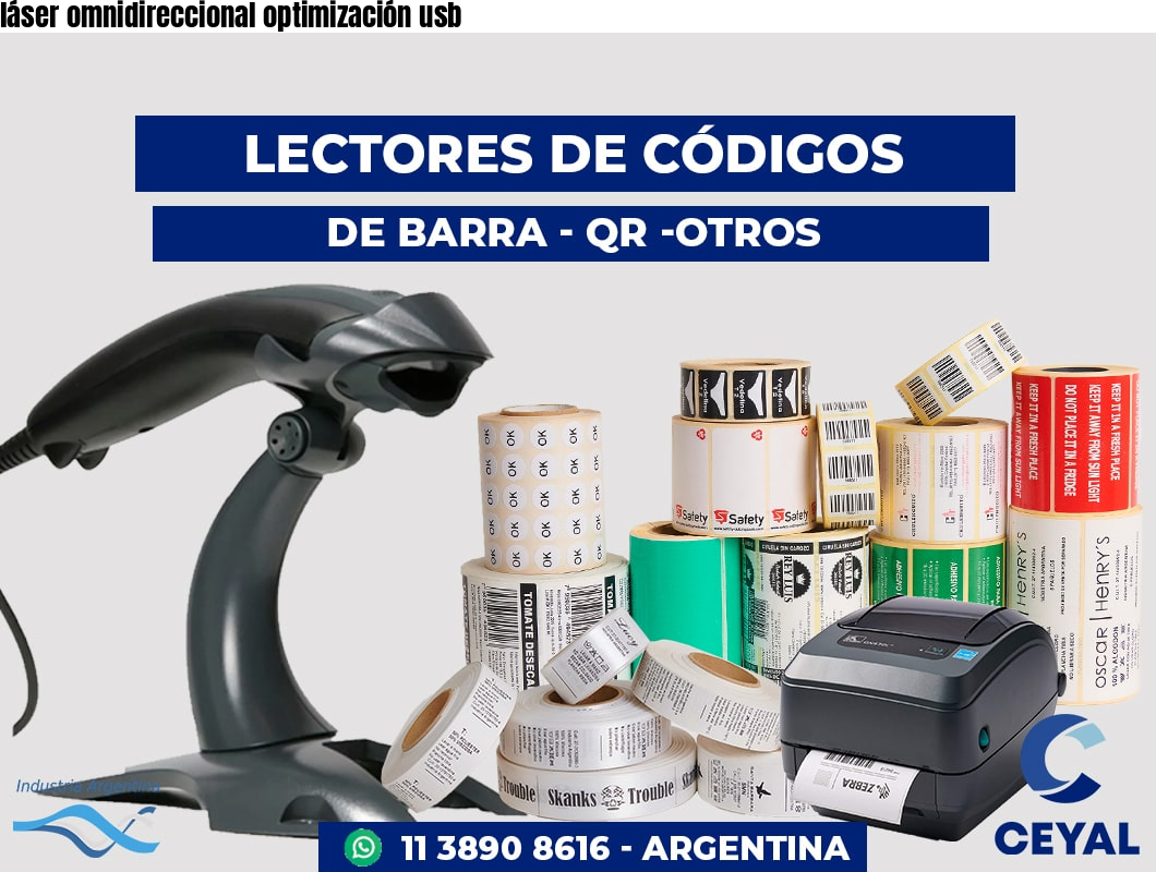 láser omnidireccional optimización usb