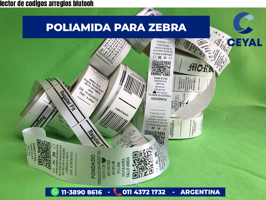 lector de codigos arreglos blutooh