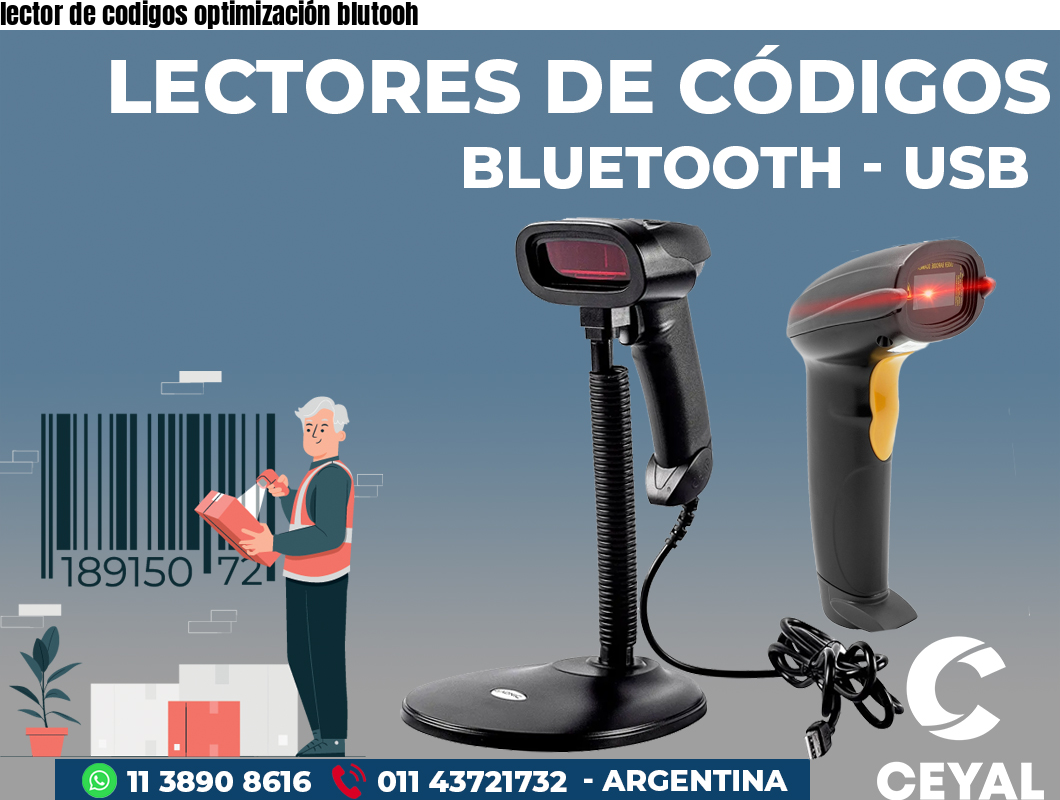 lector de codigos optimización blutooh