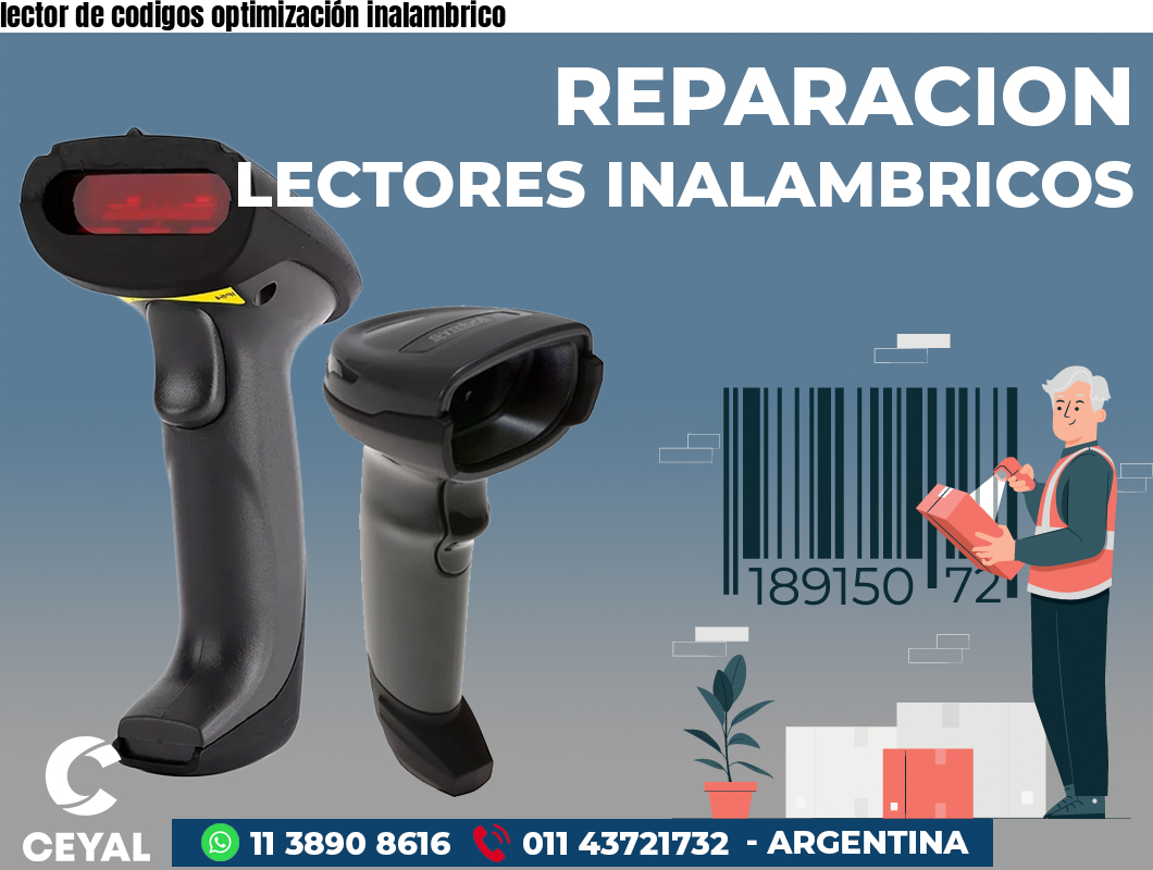 lector de codigos optimización inalambrico
