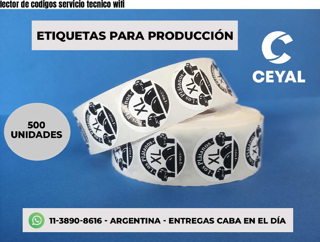 lector de codigos servicio tecnico wifi