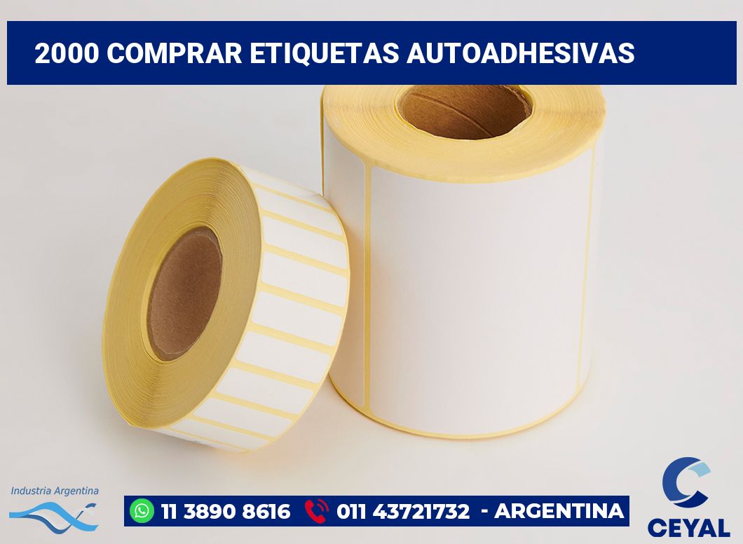 2000 Comprar etiquetas autoadhesivas