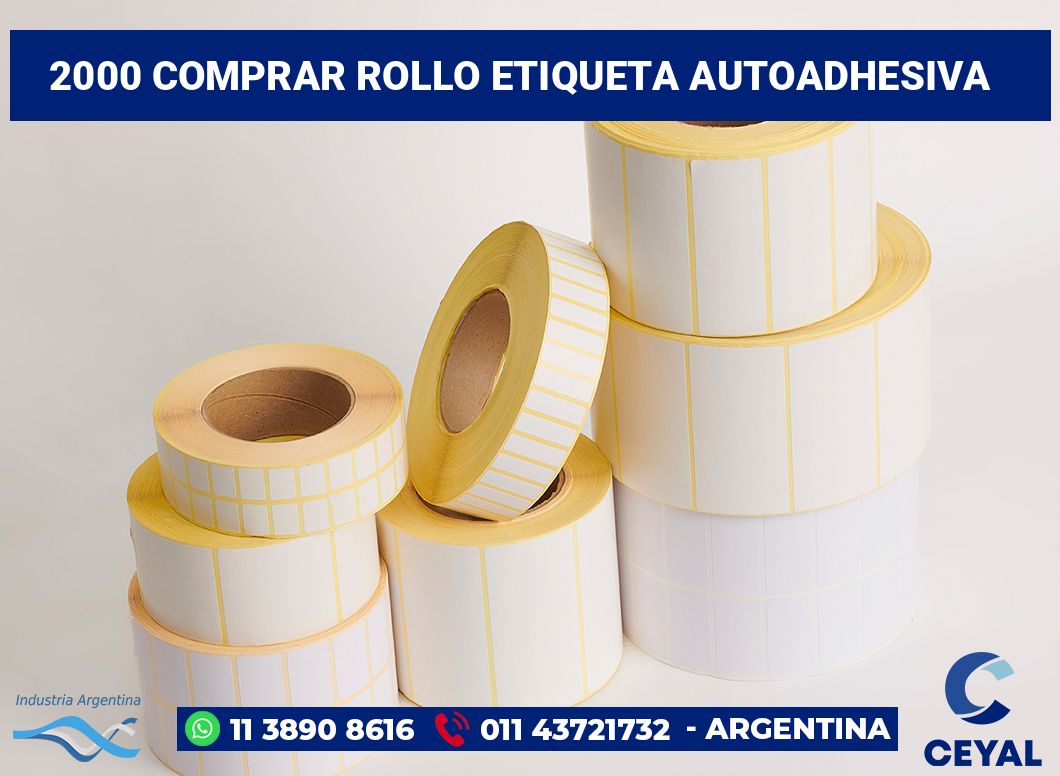 2000 Comprar rollo etiqueta autoadhesiva