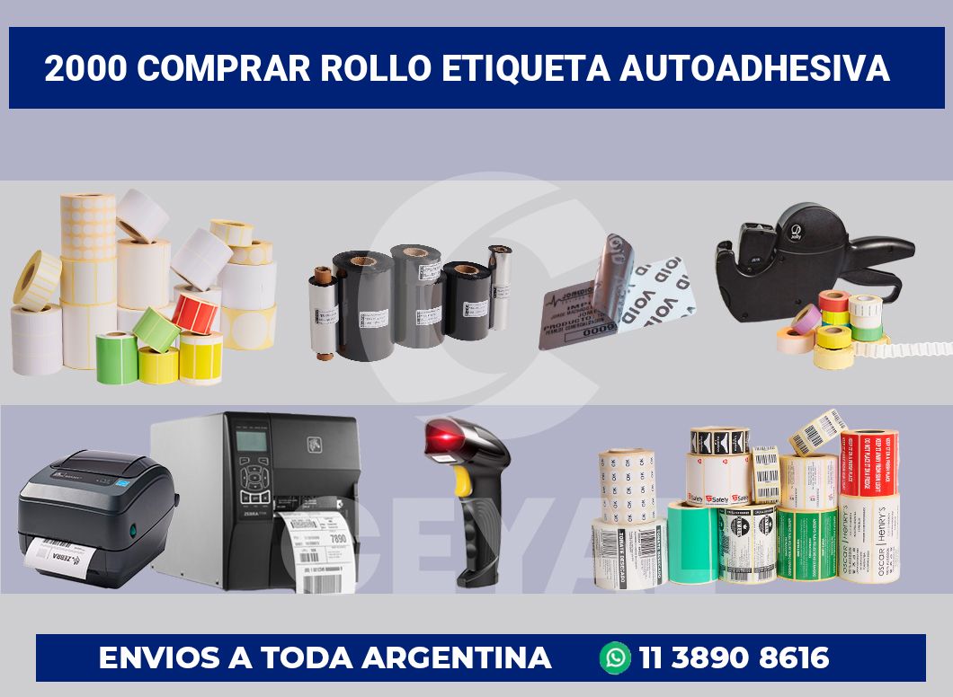 2000 Comprar rollo etiqueta autoadhesiva