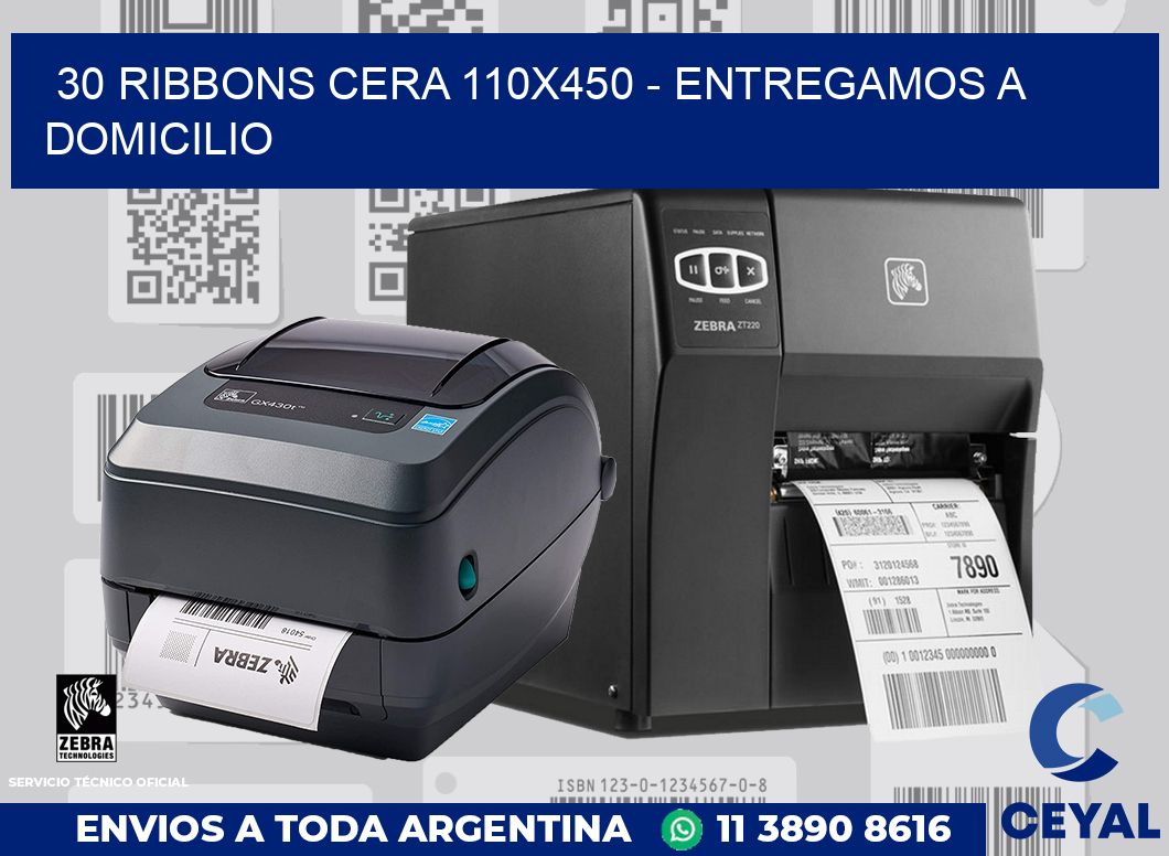 30 Ribbons cera 110x450 - entregamos a domicilio