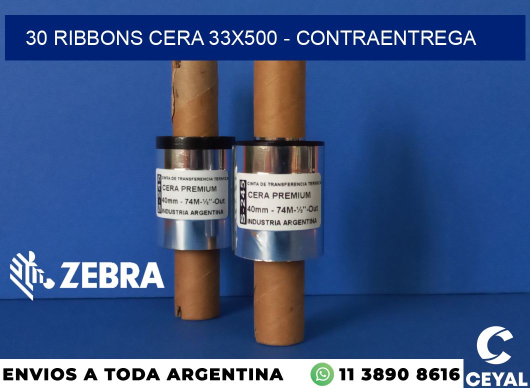 30 Ribbons cera 33x500 - contraentrega