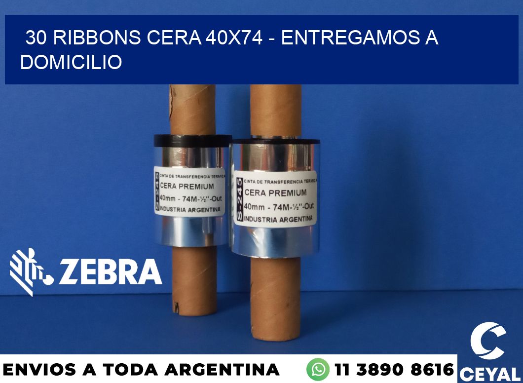 30 Ribbons cera 40x74 - entregamos a domicilio