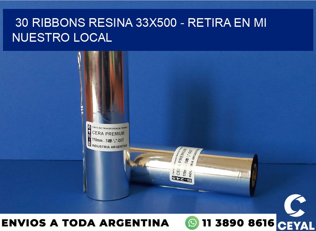 30 Ribbons resina 33×500 – retira en mi nuestro local