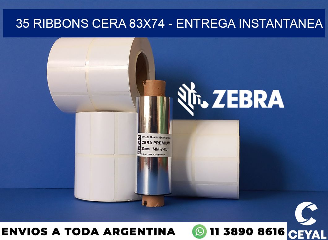 35 Ribbons cera 83x74 - entrega instantanea