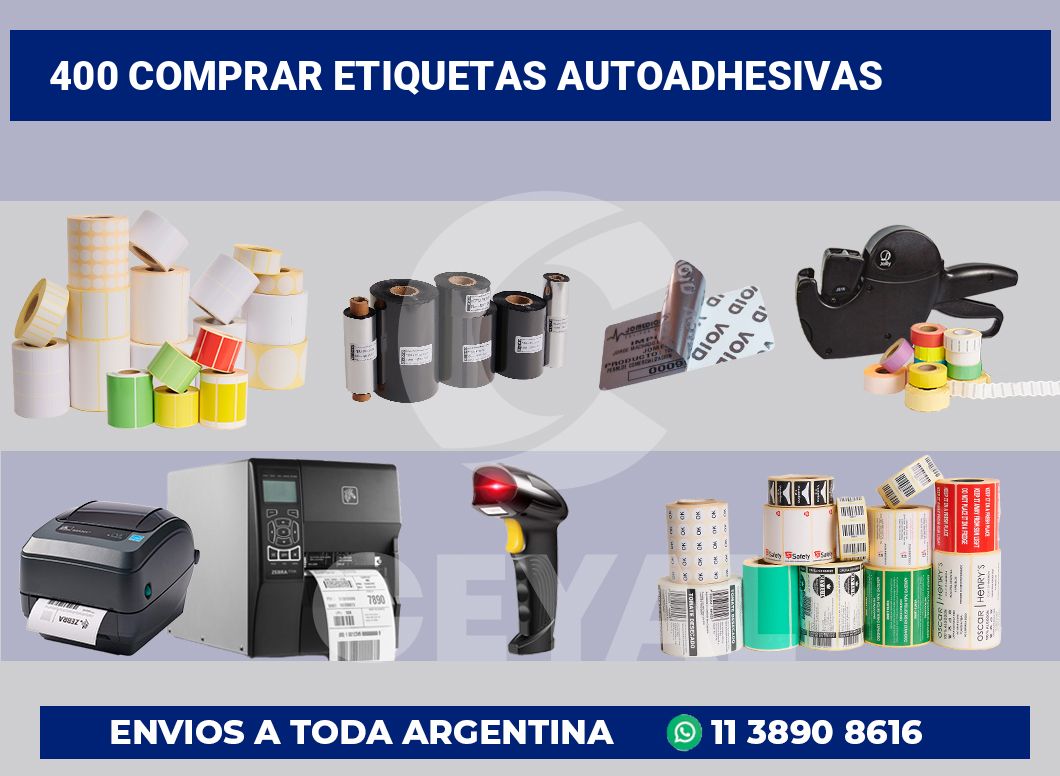 400 Comprar etiquetas autoadhesivas