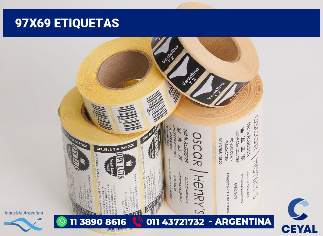97x69 Etiquetas