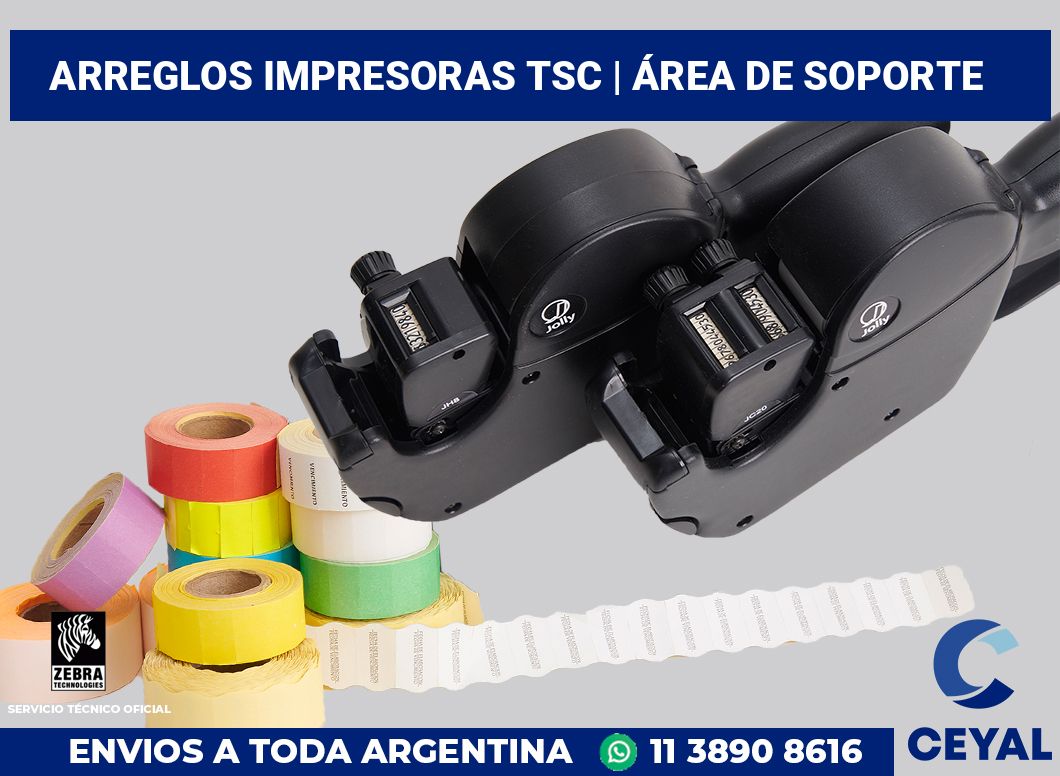 Arreglos impresoras TSC | Área de soporte