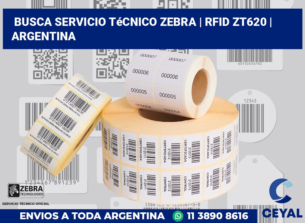 Busca servicio técnico Zebra | RFID ZT620 | Argentina