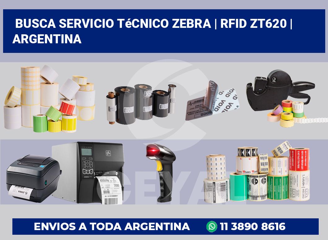 Busca servicio técnico Zebra | RFID ZT620 | Argentina