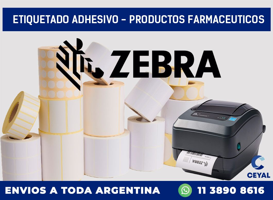 Etiquetado adhesivo – productos farmaceuticos