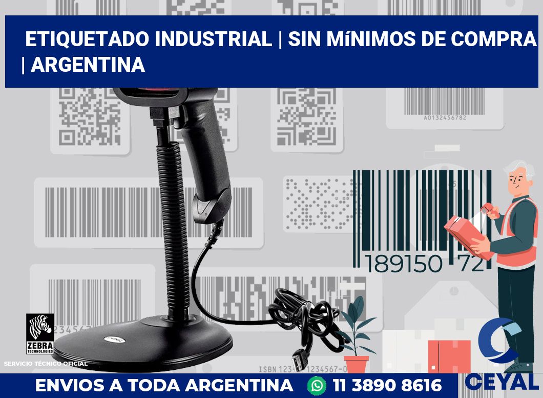 Etiquetado industrial | Sin mínimos de compra | Argentina