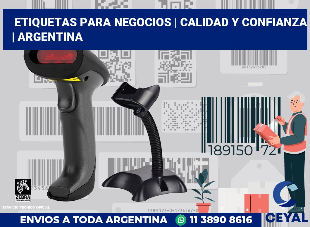 Etiquetas para negocios | Calidad y confianza | Argentina