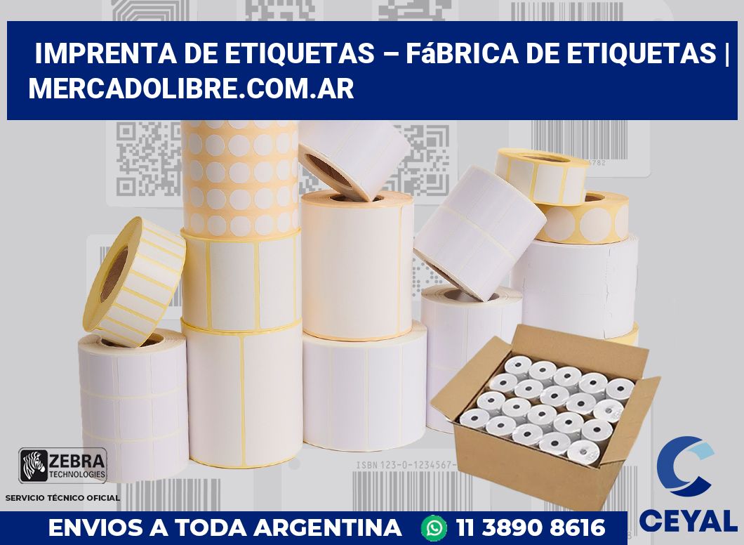 Imprenta de etiquetas – Fábrica de etiquetas | MercadoLibre.com.ar