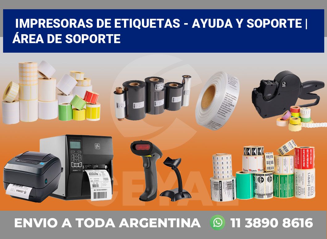Impresoras de etiquetas – ayuda y soporte | Área de soporte