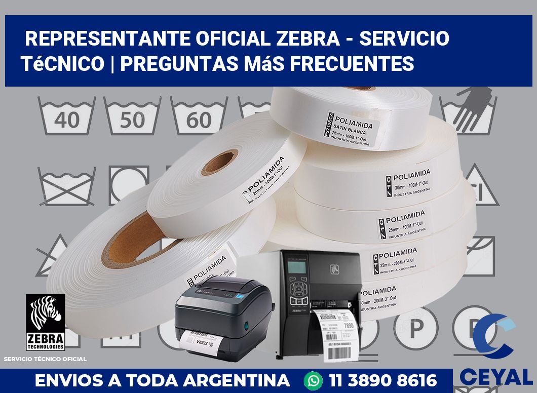 Representante oficial Zebra - Servicio técnico | Preguntas más frecuentes