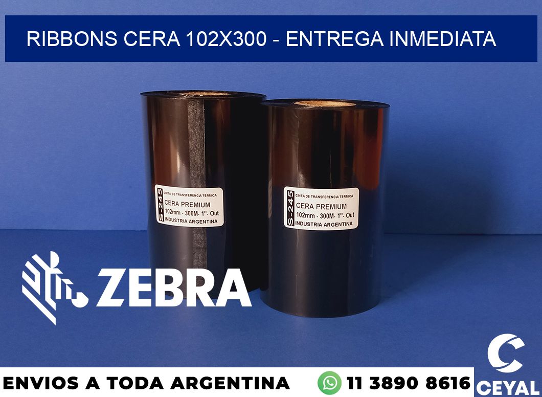 Ribbons cera 102x300 - Entrega inmediata