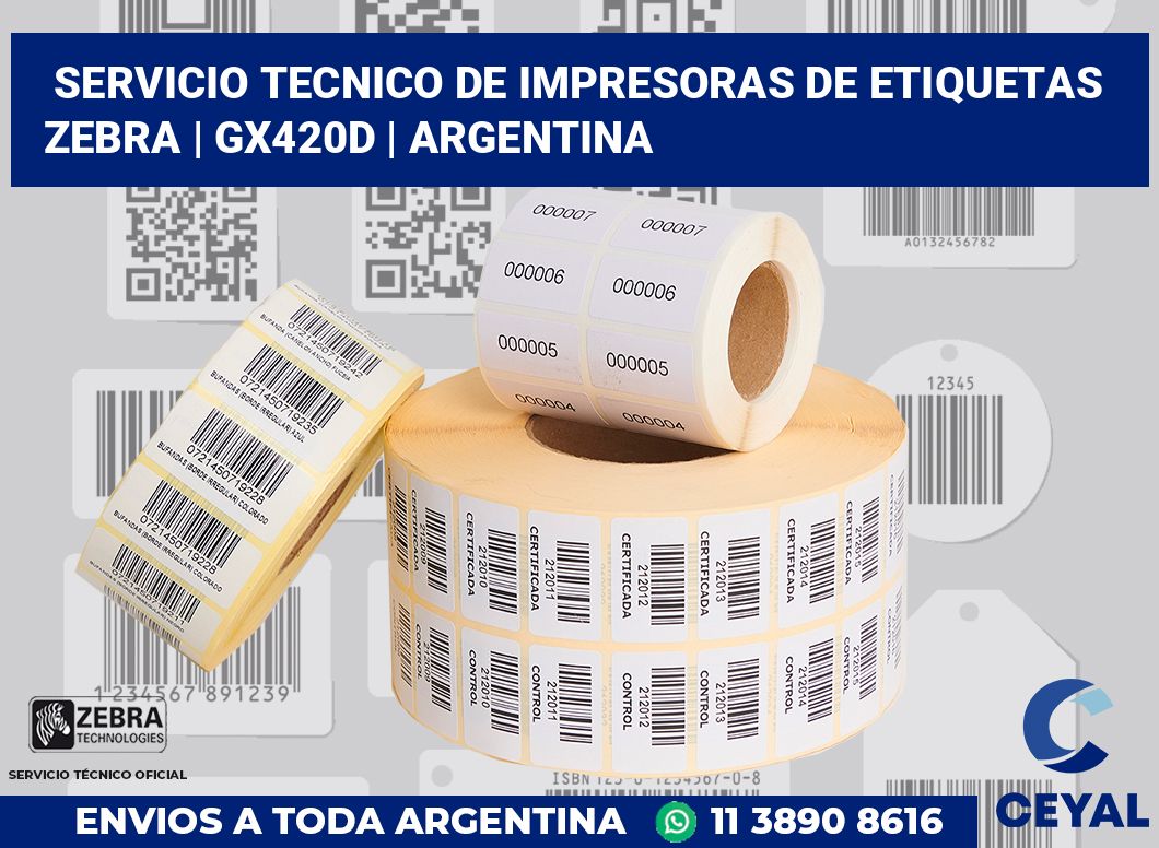 Servicio Tecnico De Impresoras De Etiquetas Zebra | GX420d | Argentina