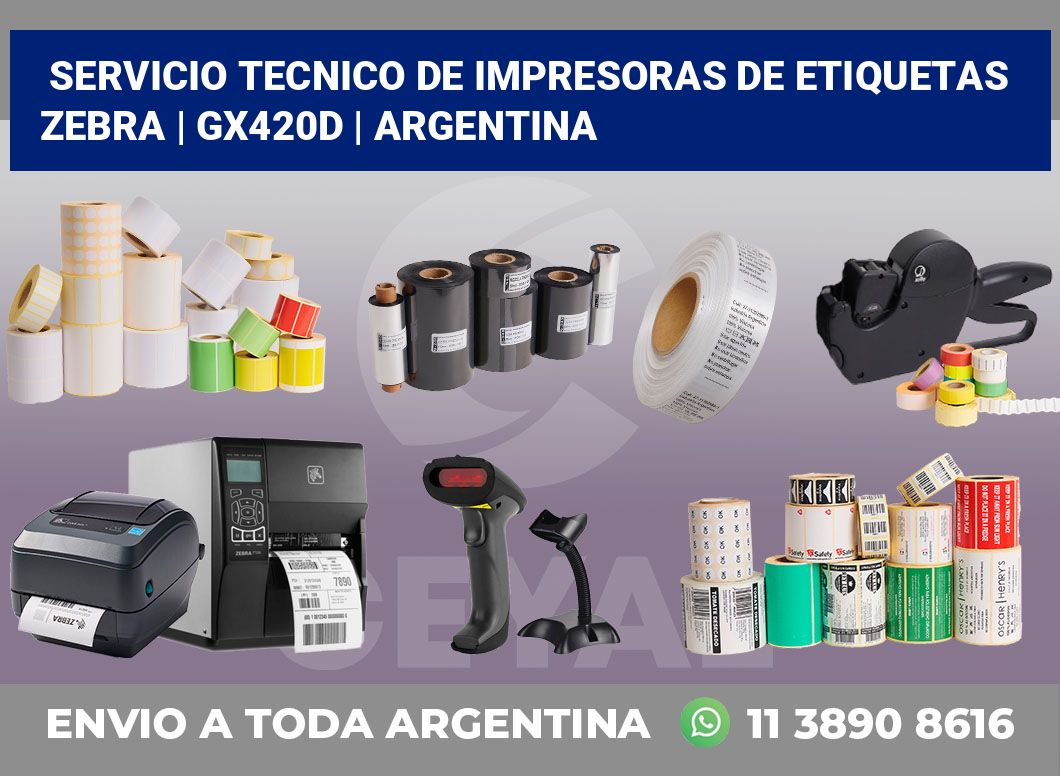 Servicio Tecnico De Impresoras De Etiquetas Zebra | GX420d | Argentina