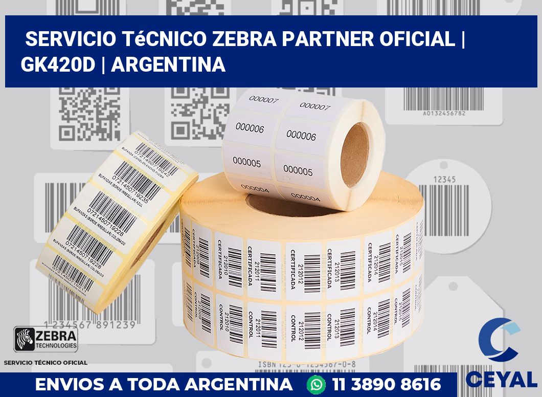 Servicio técnico Zebra Partner Oficial | GK420d | Argentina