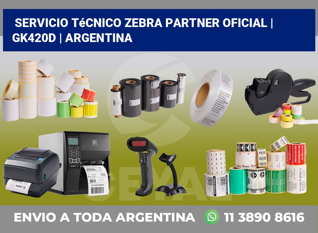 Servicio técnico Zebra Partner Oficial | GK420d | Argentina