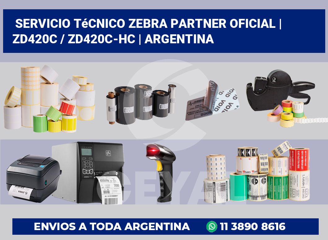 Servicio técnico Zebra Partner Oficial | ZD420c / ZD420c‑HC | Argentina