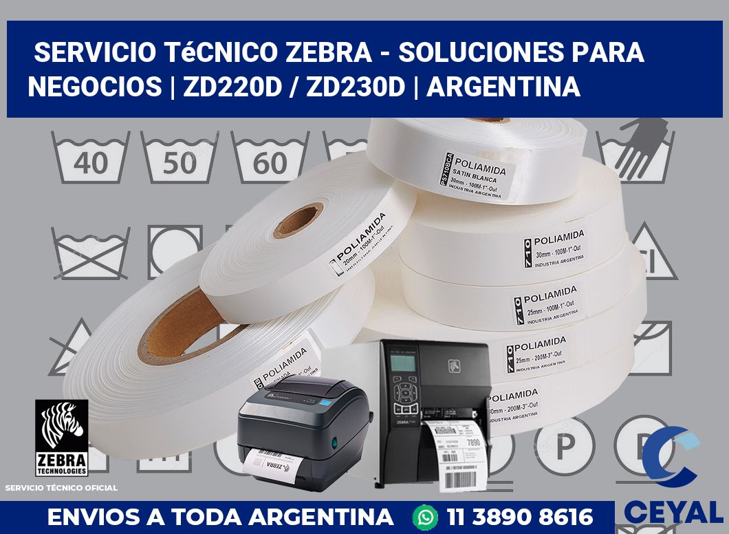 Servicio técnico Zebra - Soluciones para negocios | ZD220d / ZD230d | Argentina